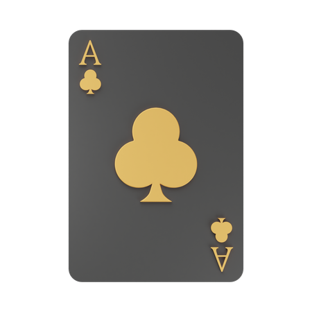 Clubs Card  3D Icon