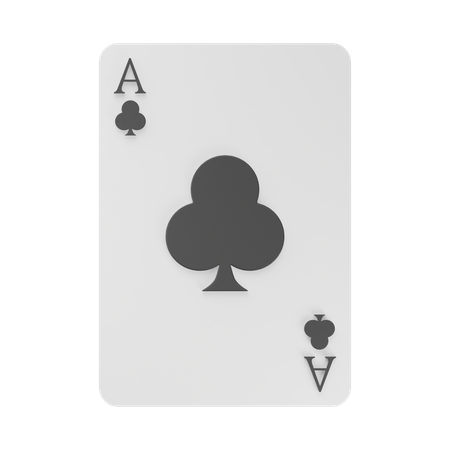 Clubs Card  3D Icon