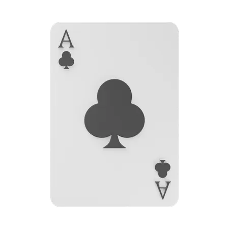 Clubs Card  3D Icon
