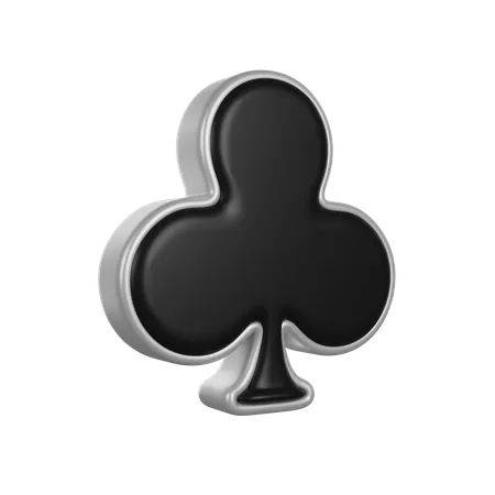 Clubs de cartes  3D Icon