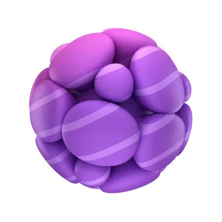 Balão cluster  3D Icon