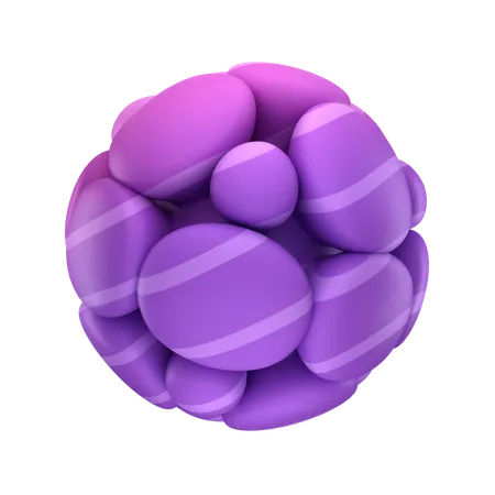 Cluster Balloon  3D Icon