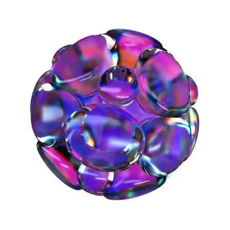 Cluster Balloon  3D Icon