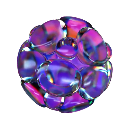 Cluster Balloon  3D Icon