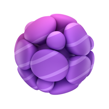 Cluster Balloon  3D Icon
