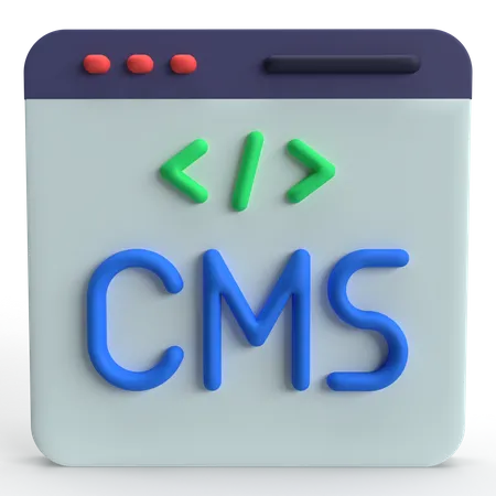 CMS  3D Icon