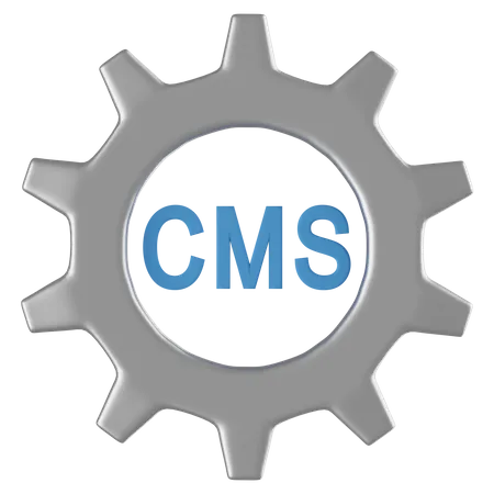 CMS Management  3D Icon