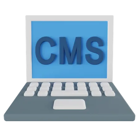CMS-System  3D Icon