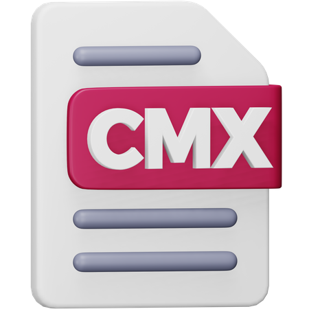 Cmx File  3D Icon