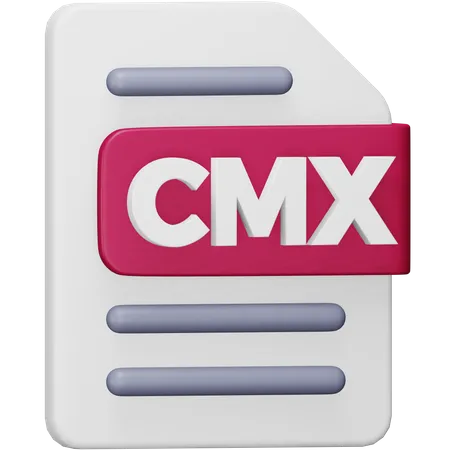 Cmx File  3D Icon