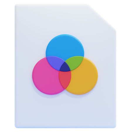 Cmyk  3D Icon