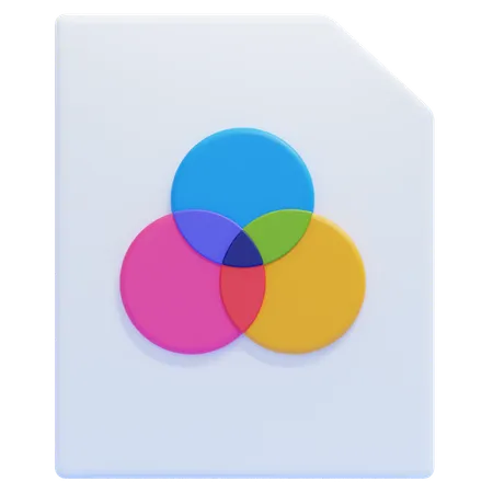 Cmyk  3D Icon