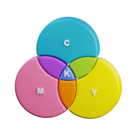 Cmyk  3D Icon