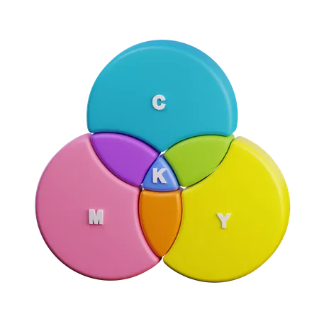 Cmyk  3D Icon