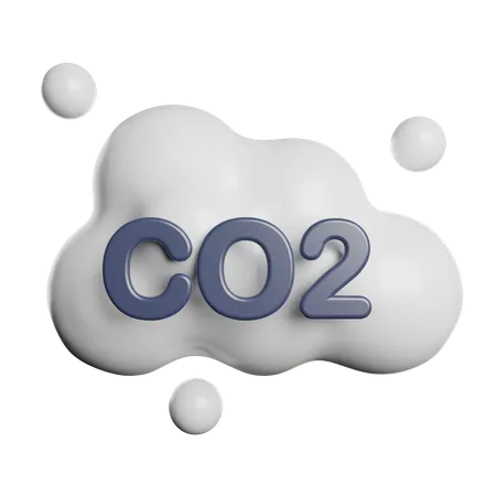 Co 2 Pollution Carbon 3D Icon