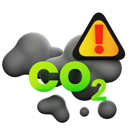 Co 2  3D Icon