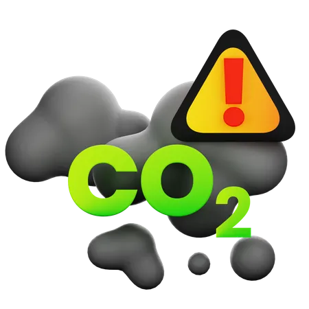 Co 2  3D Icon