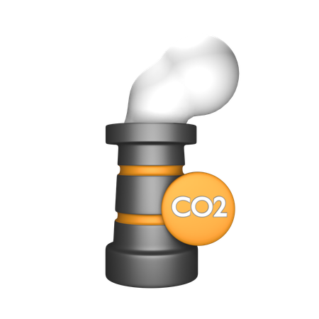 Co 2 Emission  3D Icon
