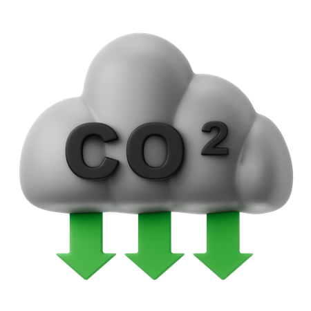 Co 2 Reduction  3D Icon