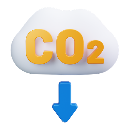 Co 2 Réduire  3D Icon