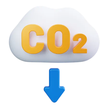 Co 2 Réduire  3D Icon