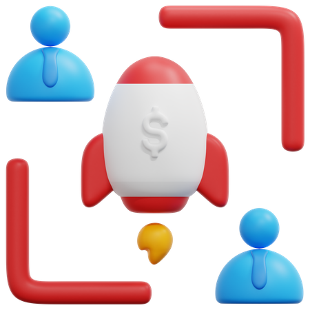 Co Founder  3D Icon