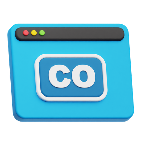 Co Website  3D Icon