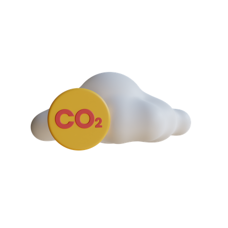 Co2  3D Icon