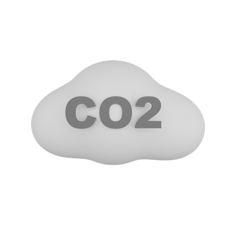 Co2  3D Icon