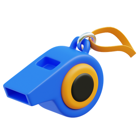 Sifflet d'entraîneur  3D Icon