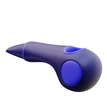 3 D Illustration Of Whistle 3D Icon