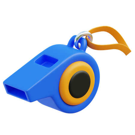 Coach Whistle  3D Icon