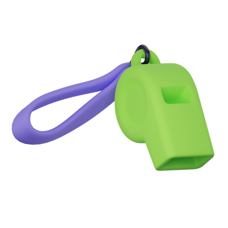 Coach Whistle  3D Icon