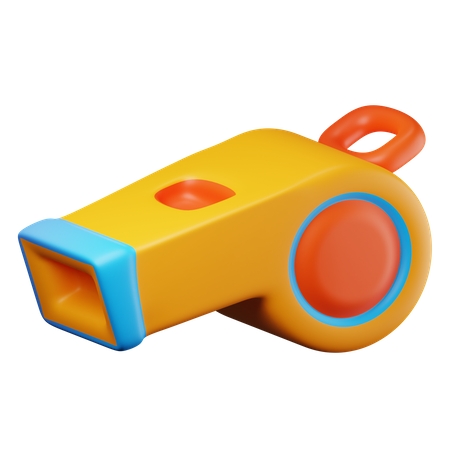 Coach Whistle  3D Icon