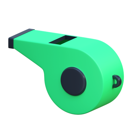 Coach Whistle  3D Icon