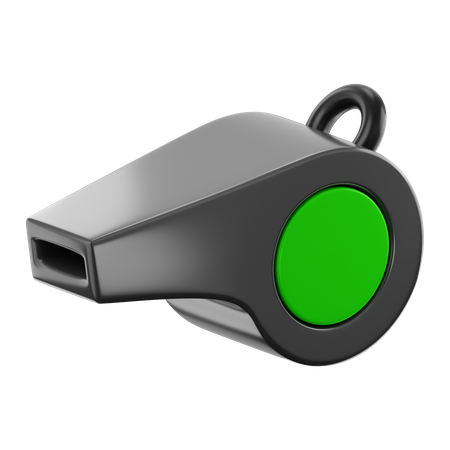 Coach Whistle  3D Icon