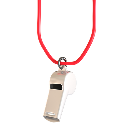 Coach Whistle  3D Icon