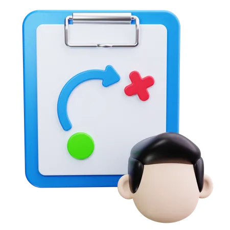 Coaching  3D Icon