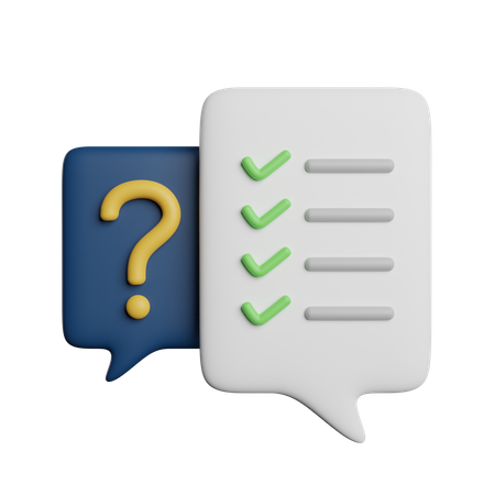 Coaching Consultation List  3D Icon