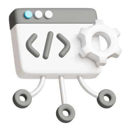 Coading  3D Icon
