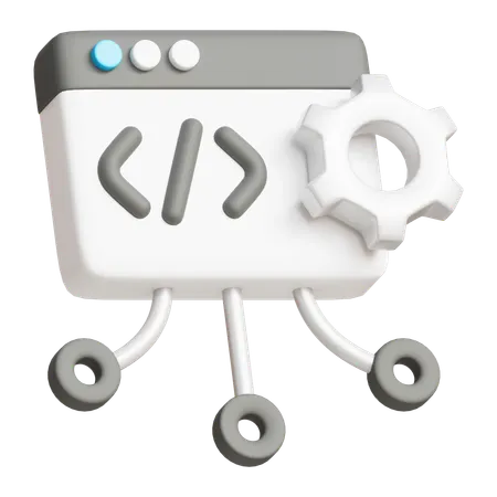 Coading  3D Icon