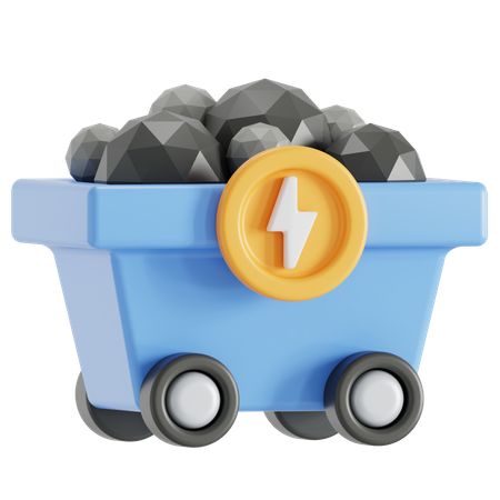 Coal  3D Icon