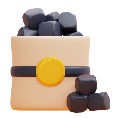 COAL  3D Icon