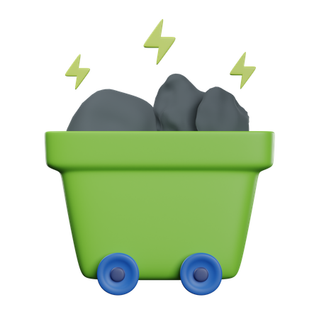 Coal Energy  3D Icon