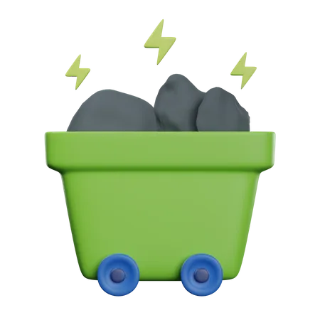 Coal Energy  3D Icon