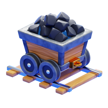 COAL MINING  3D Icon