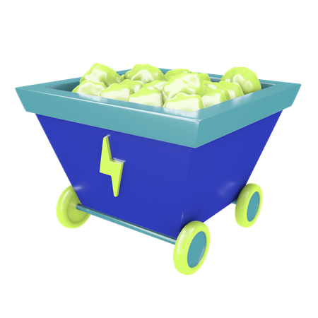 Coal Power  3D Icon