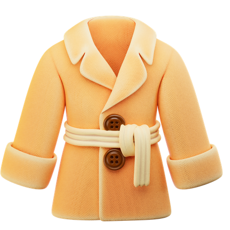 Coat  3D Icon