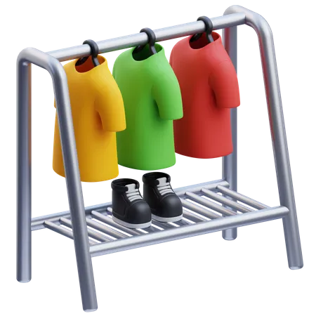 Coat Rack  3D Icon