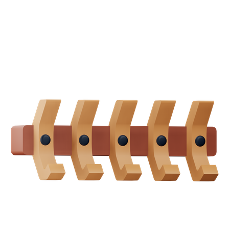 Coat Rack  3D Icon